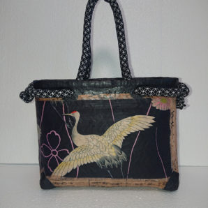 No.17一閑張り　かごバッグ