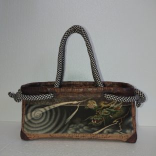 No.13一閑張り  かごバッグ