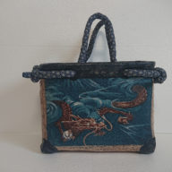 No.22一閑張り　かごバッグ