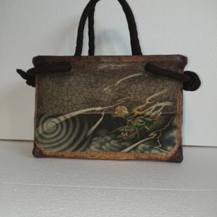 No.12一閑張り カゴバッグ