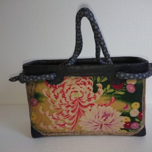 No.8一閑張り  かごバッグ