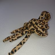 持ち手　ヒョウ柄