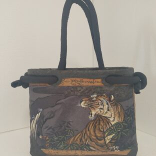 No.19一閑張り　かごバッグ