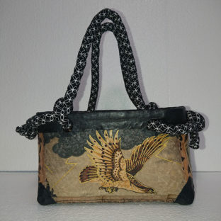 No.18一閑張り　かごバッグ