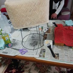 一閑張り教室　第一回　初日　宮城県気仙沼市　アトリエかぐや